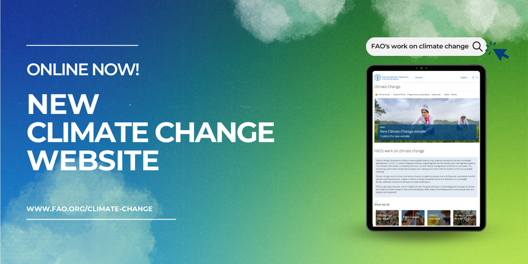 New FAO climate change website launched on the occasion of
International Mother Earth Day