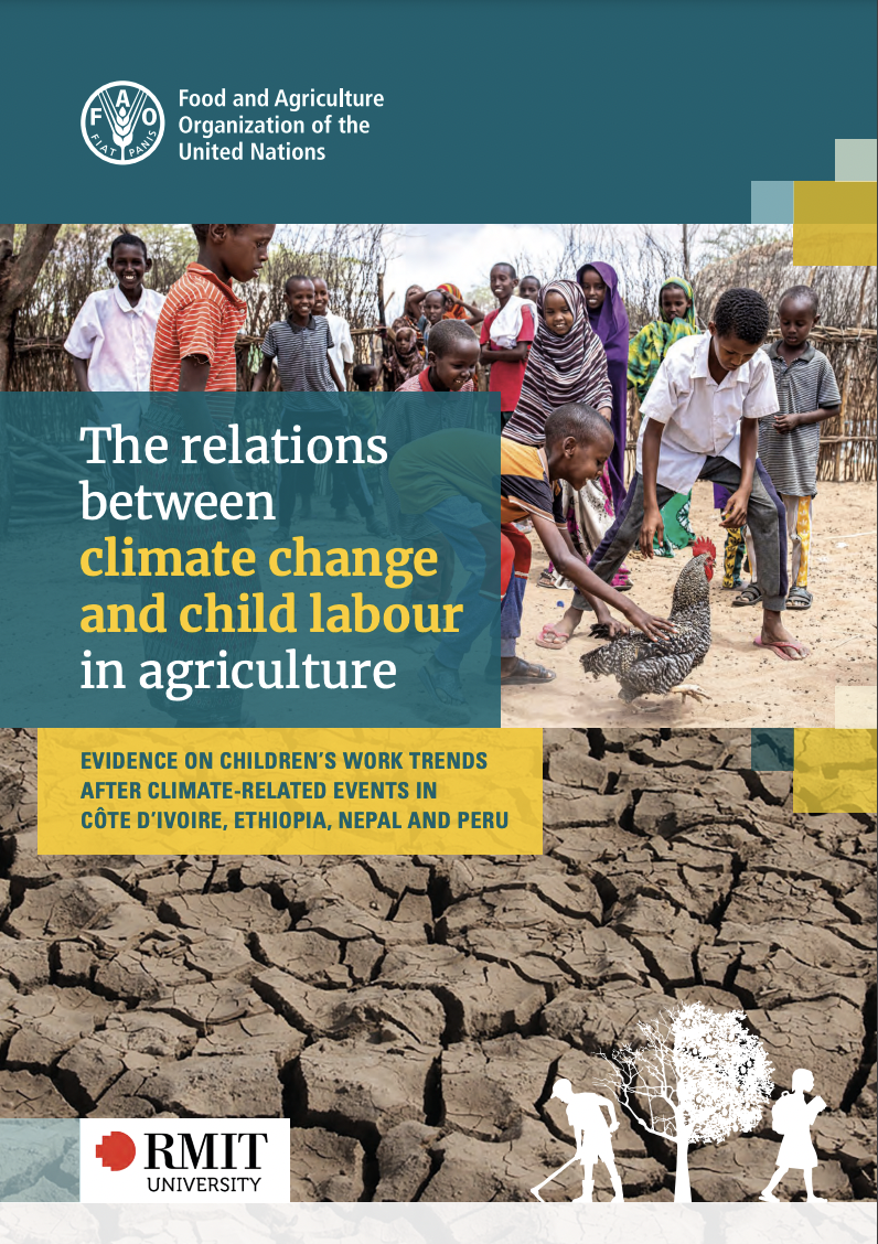 The relations between climate change and child labour in agriculture