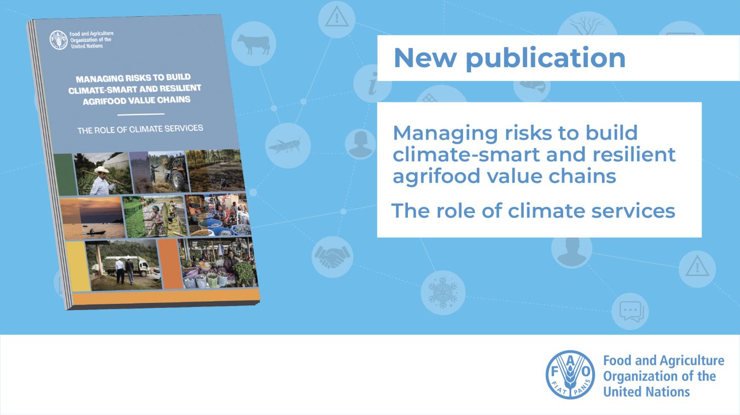 New FAO report on the importance of managing climate risks across agrifood value chains