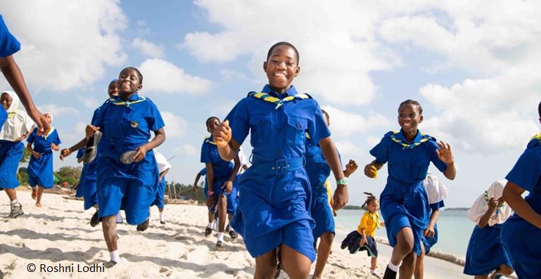 FAO encourages girl guides and scouts to lead climate action around the world
