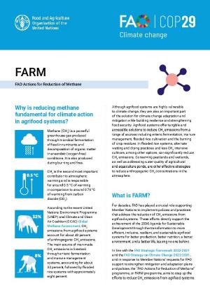 FARM - FAO Actions for Reduction of Methane