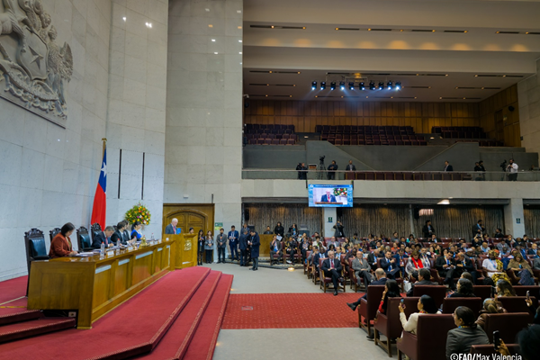 Second globa parliamentary summit against hunger and malnutrition opens in Chile