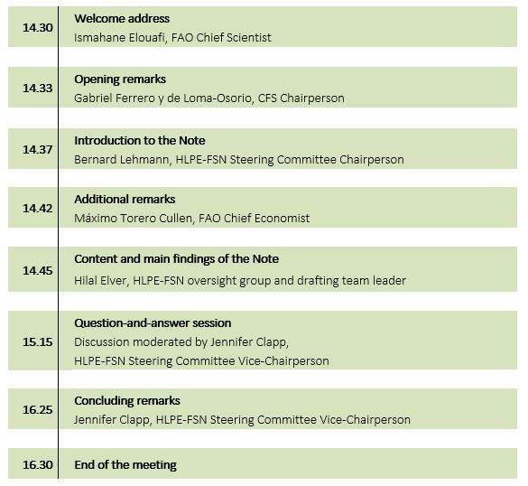 Agenda