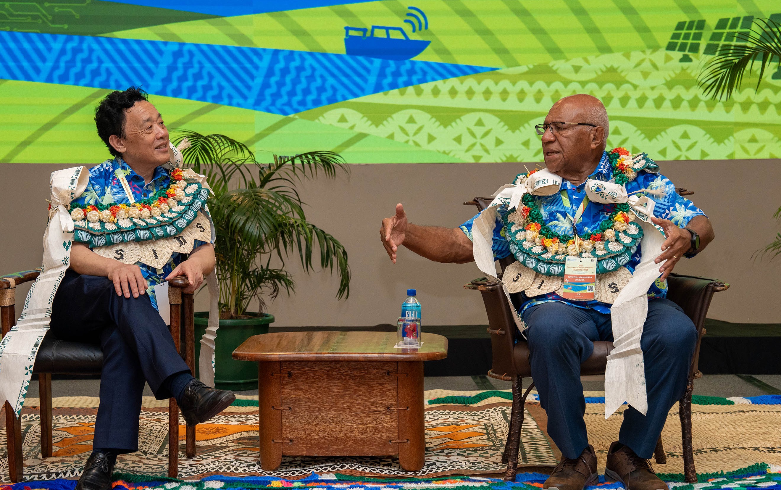 موجز الاجتماع الثنائي مع معالي السيد Sitiveni Ligamamada Rabuka، رئيس الوزراء ووزير الخارجية وتغير المناخ والبيئة والخدمة المدنية والإعلام والمؤسسات العامة وشؤون قدامى المحاربين في فيجي
