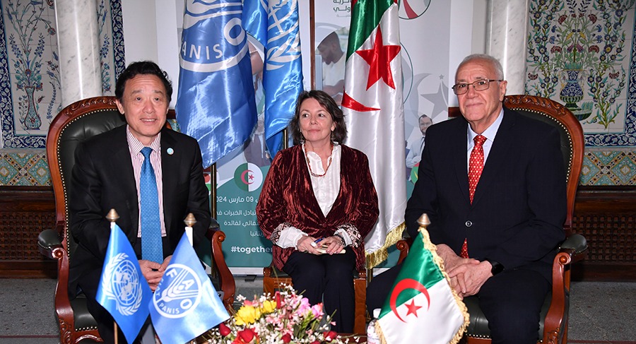 Reunión bilateral con el Sr. General Abed Hallouz, Director General de la Agencia Argelina de Cooperación Internacional para la Solidaridad y el Desarrollo