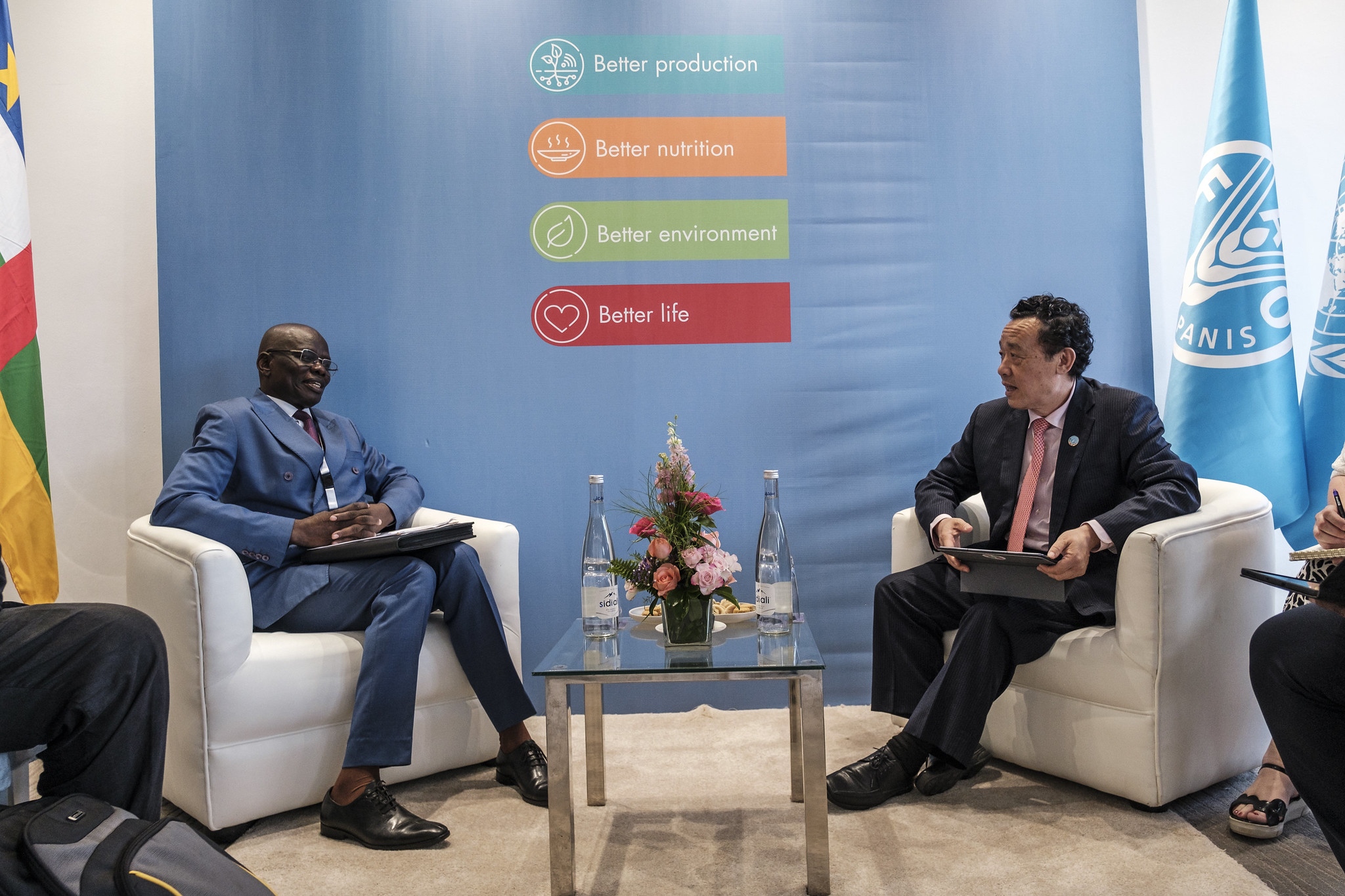 Reunión con el Excmo. Sr Guismala Hamza, Ministro de Agricultura y Desarrollo Rural de la República Centroafricana