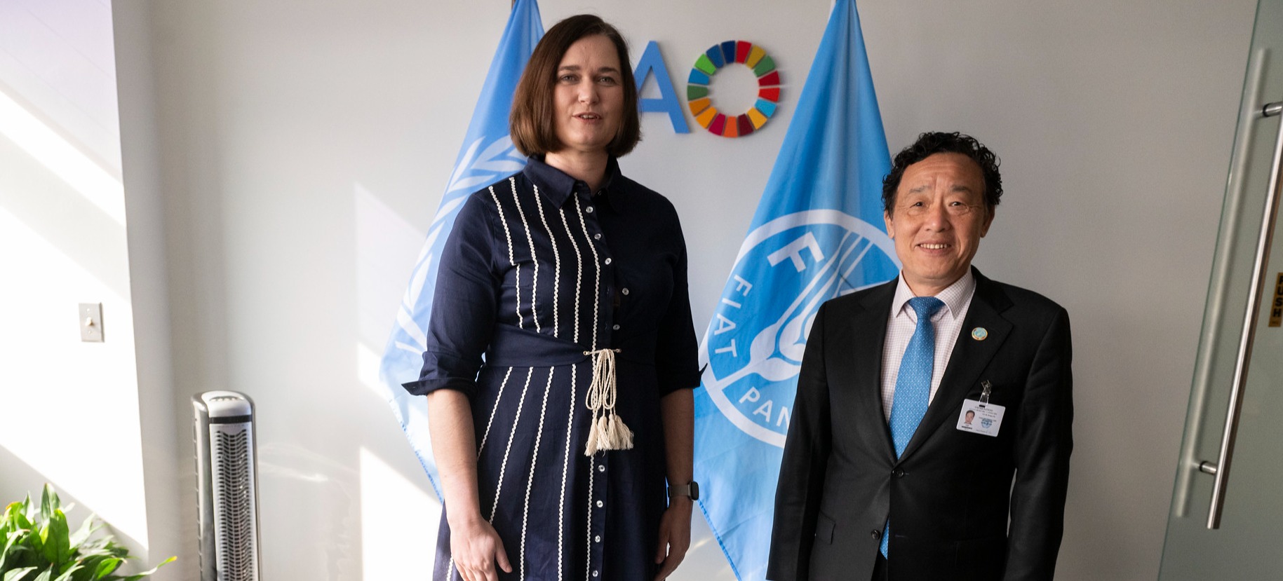 اجتماع ثنائي مع معالي السيدة Claudia Müller، وزيرة الدولة البرلمانية في الوزارة الاتحادية للأغذية والزراعة في ألمانيا