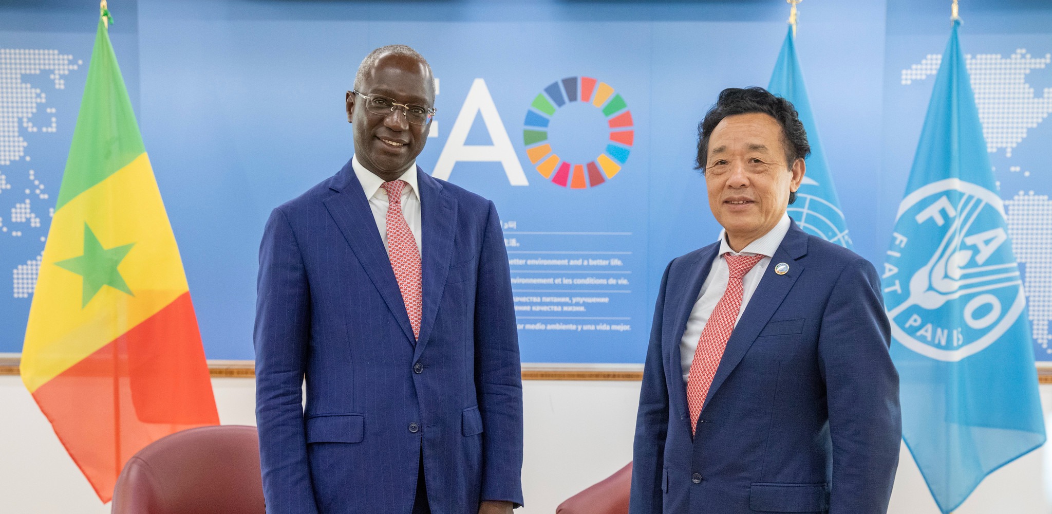 Bilateral meeting with H.E. Mabouba Diagne, Minister for Agriculture, Food Sovereignty and Livestock of the Republic of Senegal