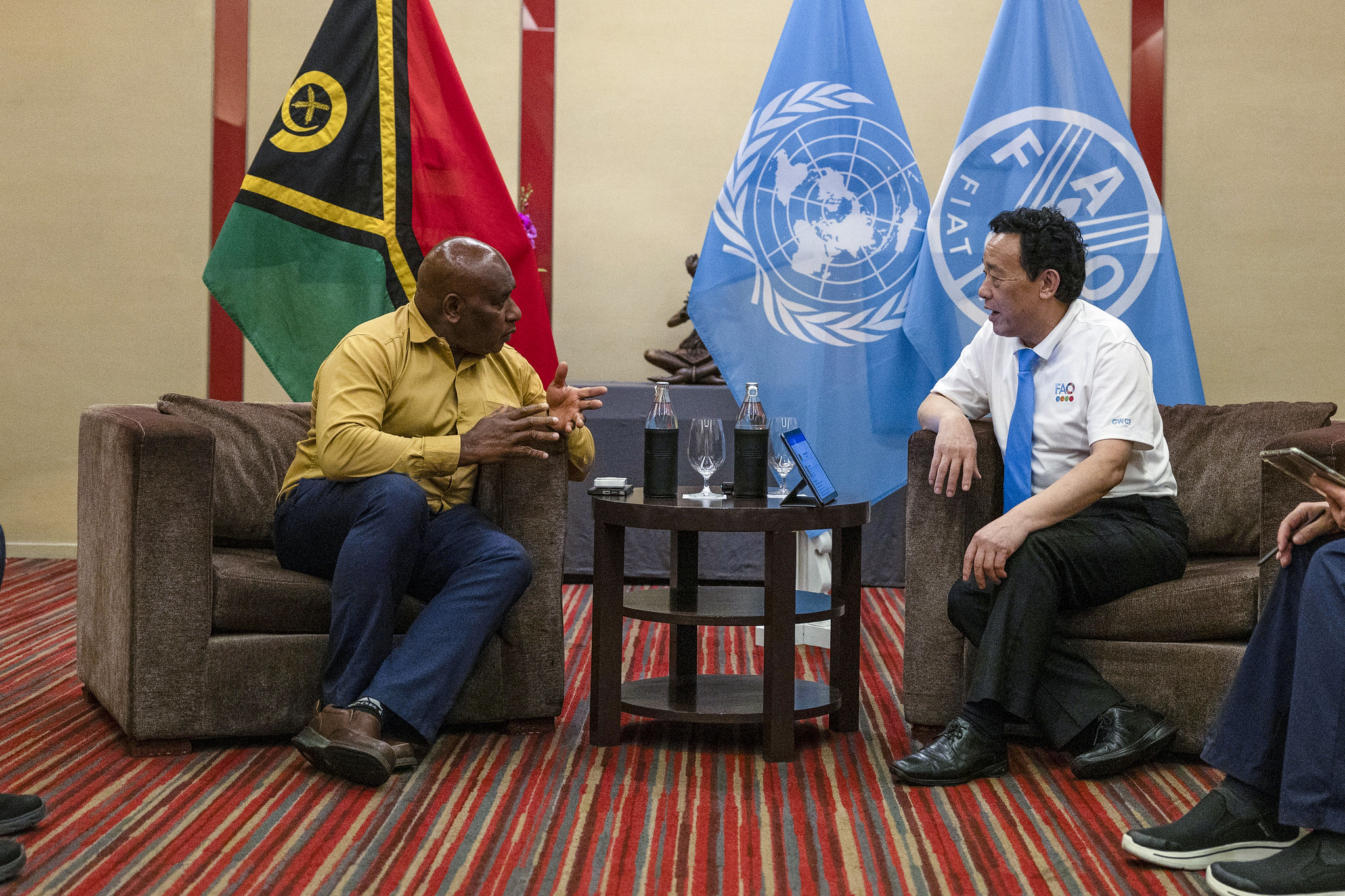 Bilateral meeting with The Honourable John Salong, Minister for Climate Change, Adaptation, Meteorology and Geo Hazards, Energy, Environment and Disaster Management of Vanuatu