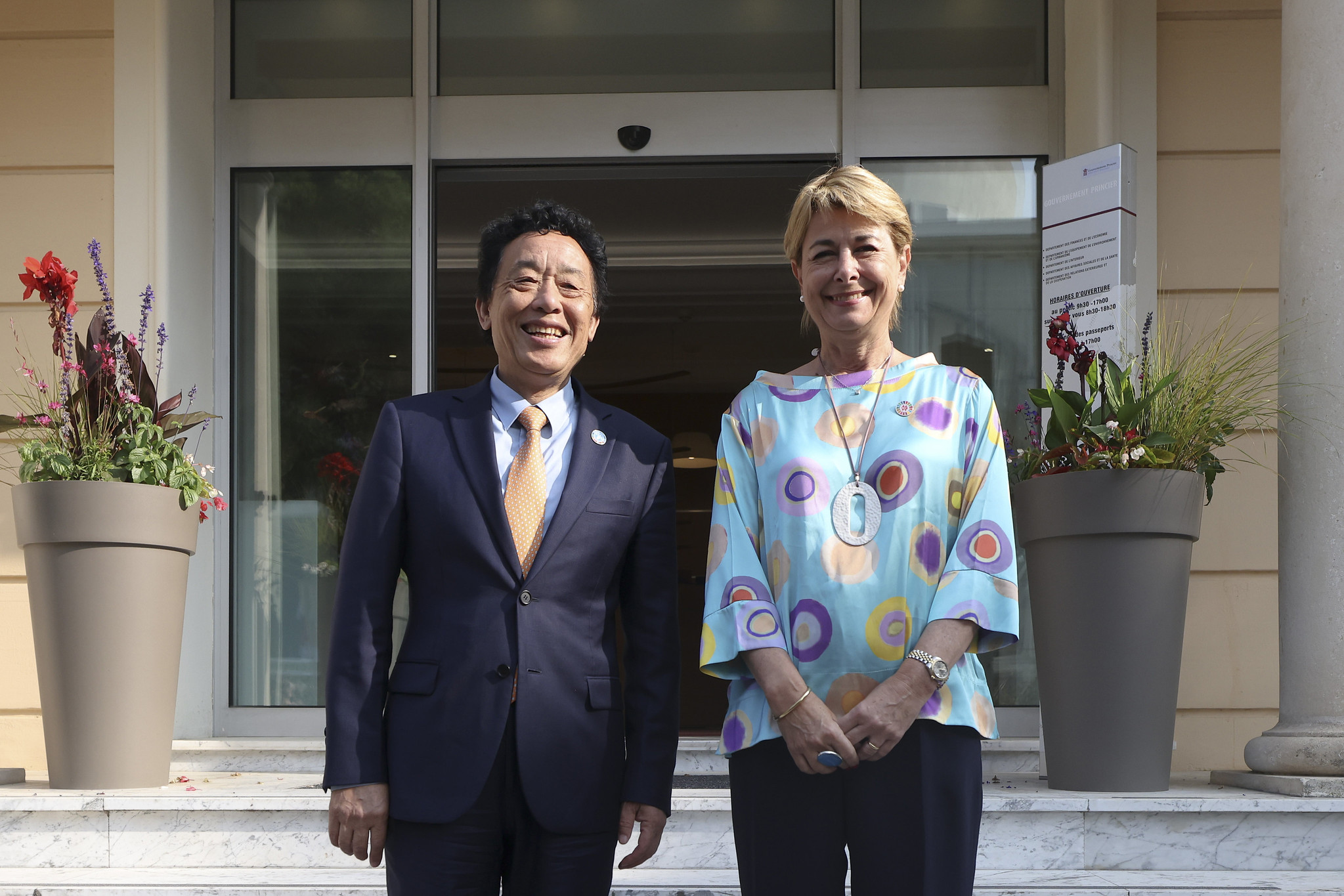 Bilateral meeting with H.E Isabelle Berro-Amadei, Government Counselor, Minister of Foreign Affairs and Cooperation of the Principality of Monaco