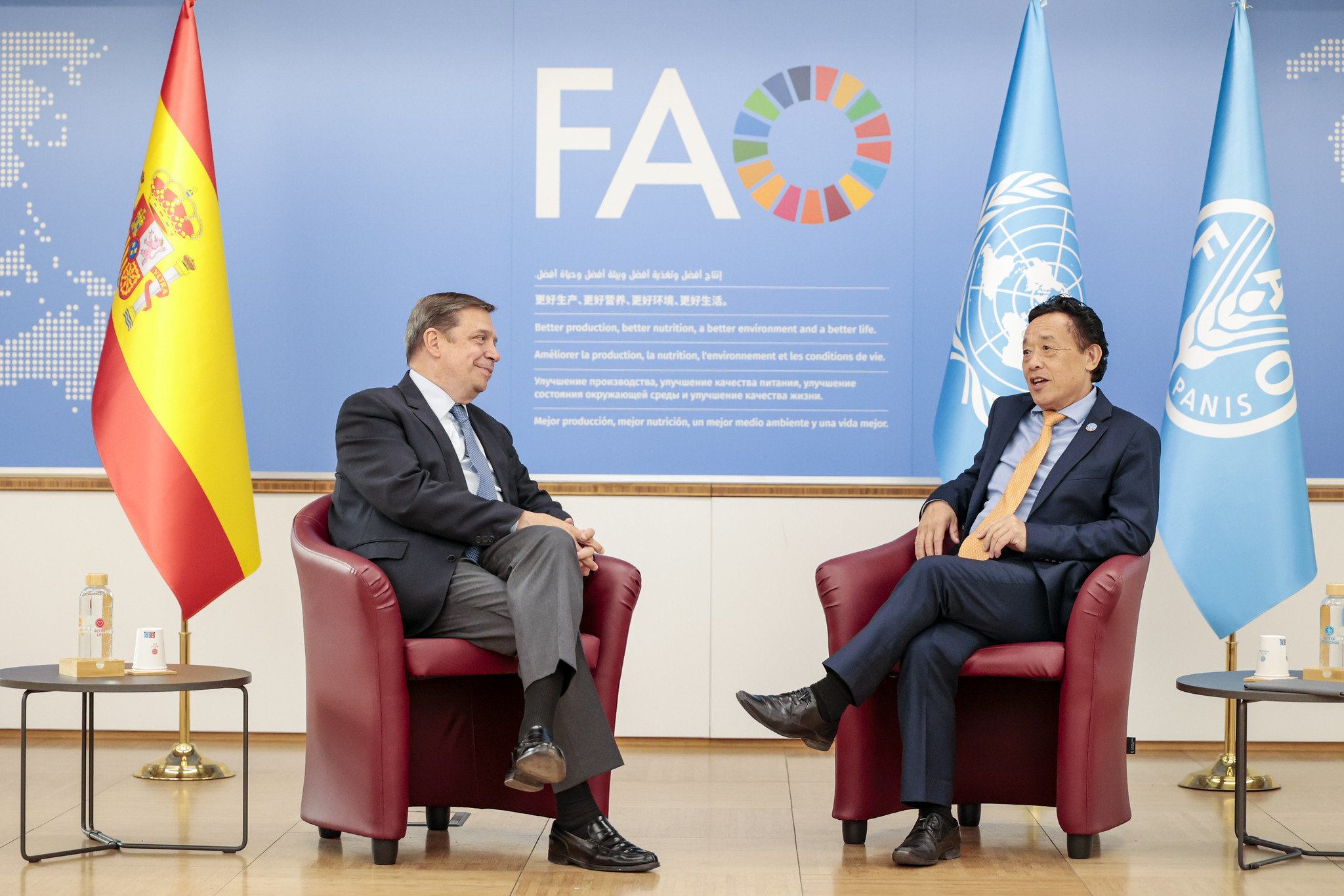 Bilateral meeting with H.E. Luis Planas Puchades, Minister of Agriculture, Fisheries and Food of the Kingdom of Spain