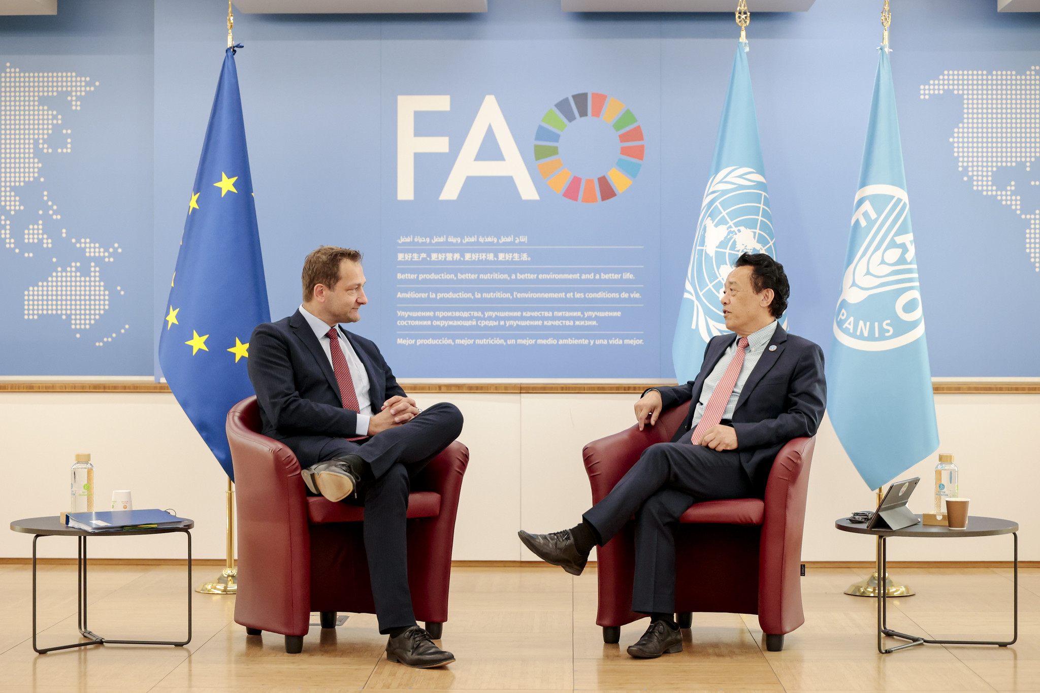 Bilateral meeting with H.E. Christophe Hansen, European Commissioner for Agriculture and Food