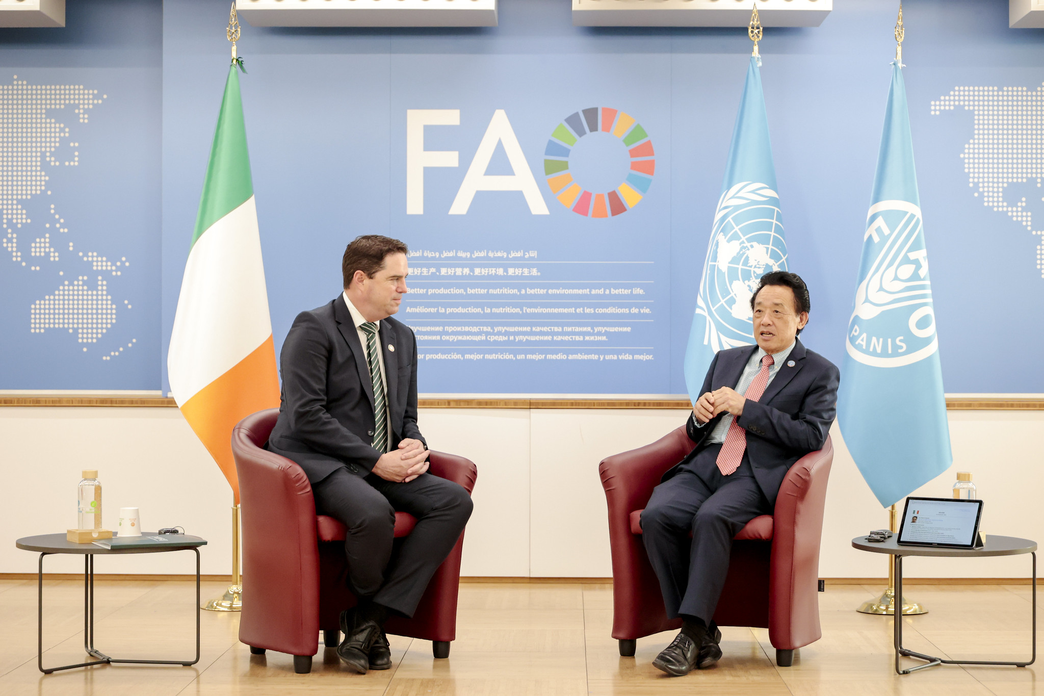 Bilateral meeting with H.E. Martin Heydon TD, Minister for Agriculture, Food and the Marine of Ireland