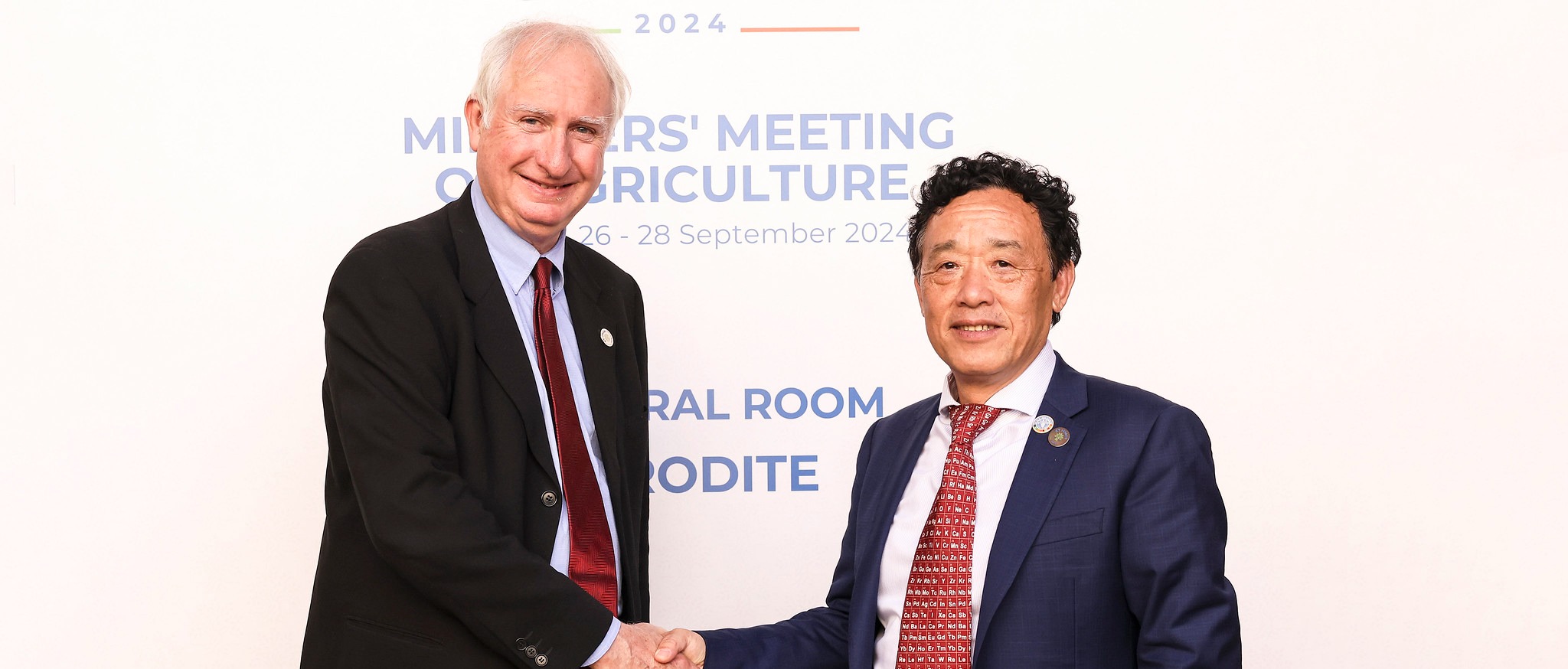 Reunión bilateral con el Excmo. Sr. Daniel Zeichner, Ministro de Estado de Seguridad Alimentaria y Asuntos Rurales del Reino Unido de Gran Bretaña e Irlanda del Norte