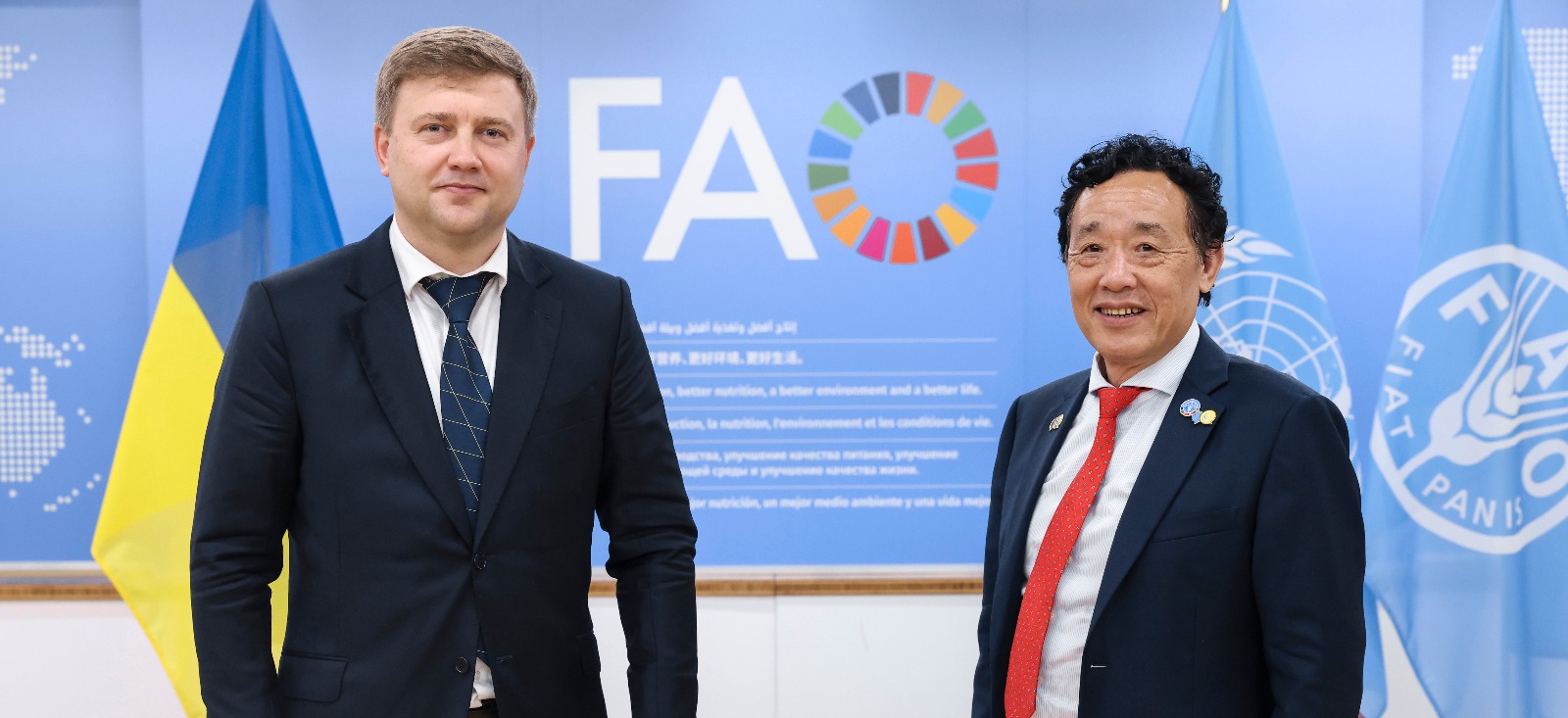 Bilateral meeting with H.E. Vitaly Koval, Minister for Agrarian Policy and Food of Ukraine