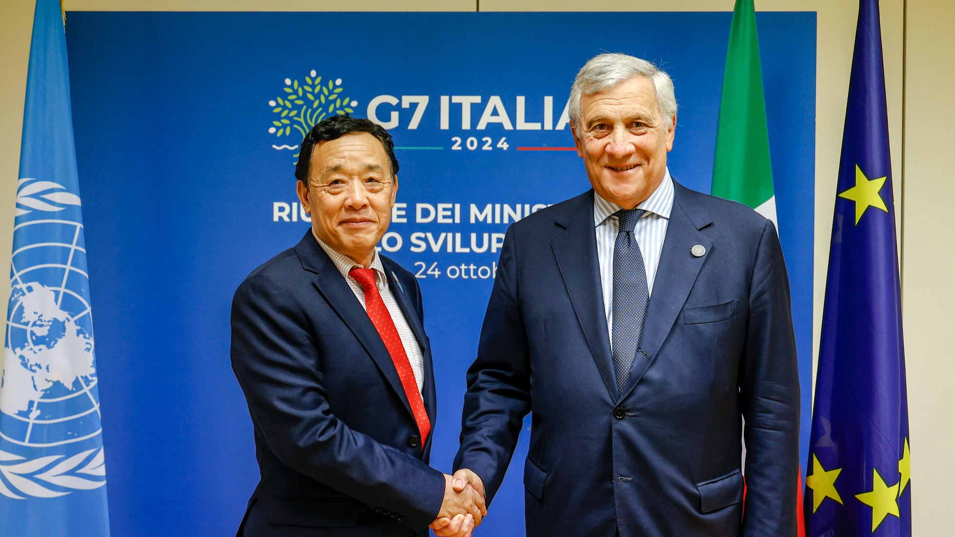 Bilateral meeting with H.E. Antonio Tajani, Deputy Prime Minister and Minister of Foreign Affairs and International Cooperation of the Republic of Italy