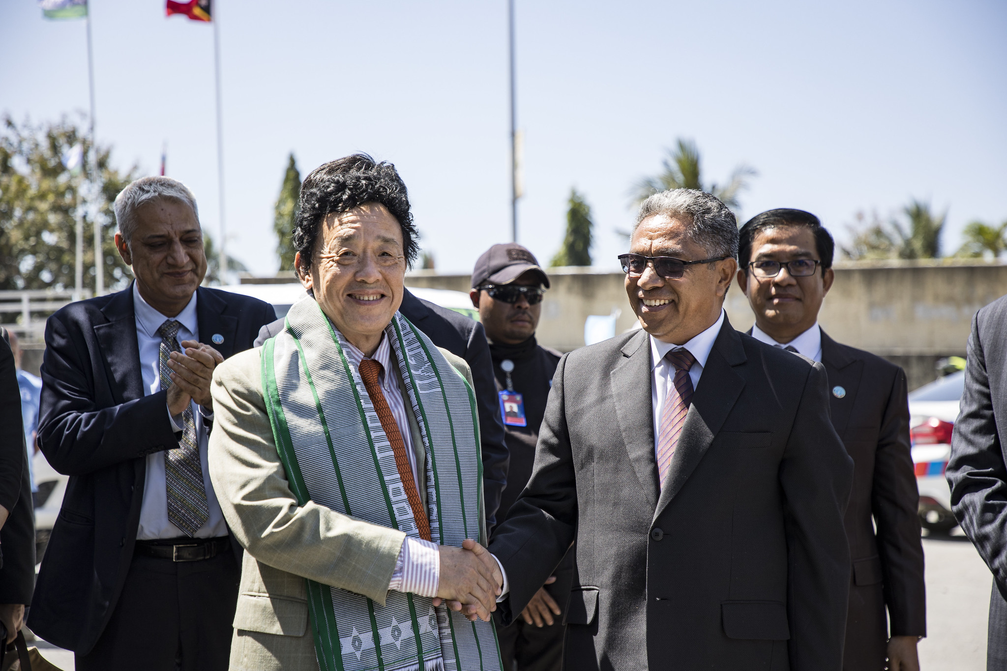 اجتماع ثنائي مع معالي السيد Marcos da Cruz، وزير الزراعة والثروة الحيوانية ومصايد الأسماك والغابات في جمهوريّة تيمور - ليشتي الديمقراطيّة