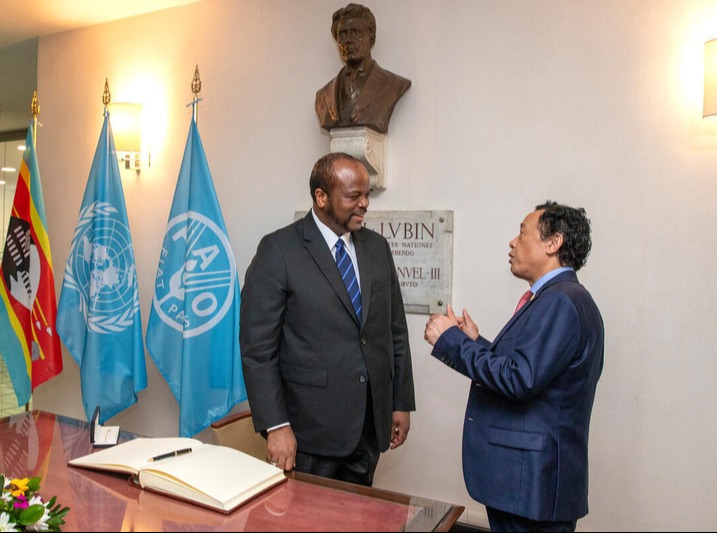 Readout of the Bilateral Meeting with His Majesty, King Mswati III of Eswatini ©FAO/Pier Paolo Cito