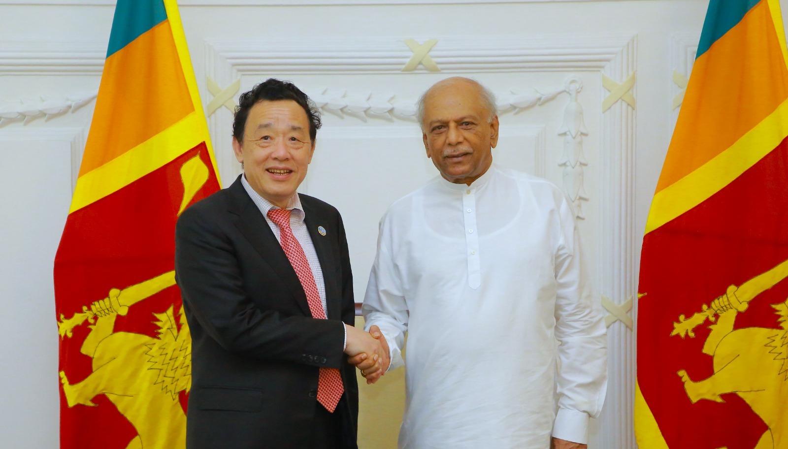 الاجتماع الثنائي مع دولة السيد Dinesh Gunawardena، رئيس وزراء سري لانكا