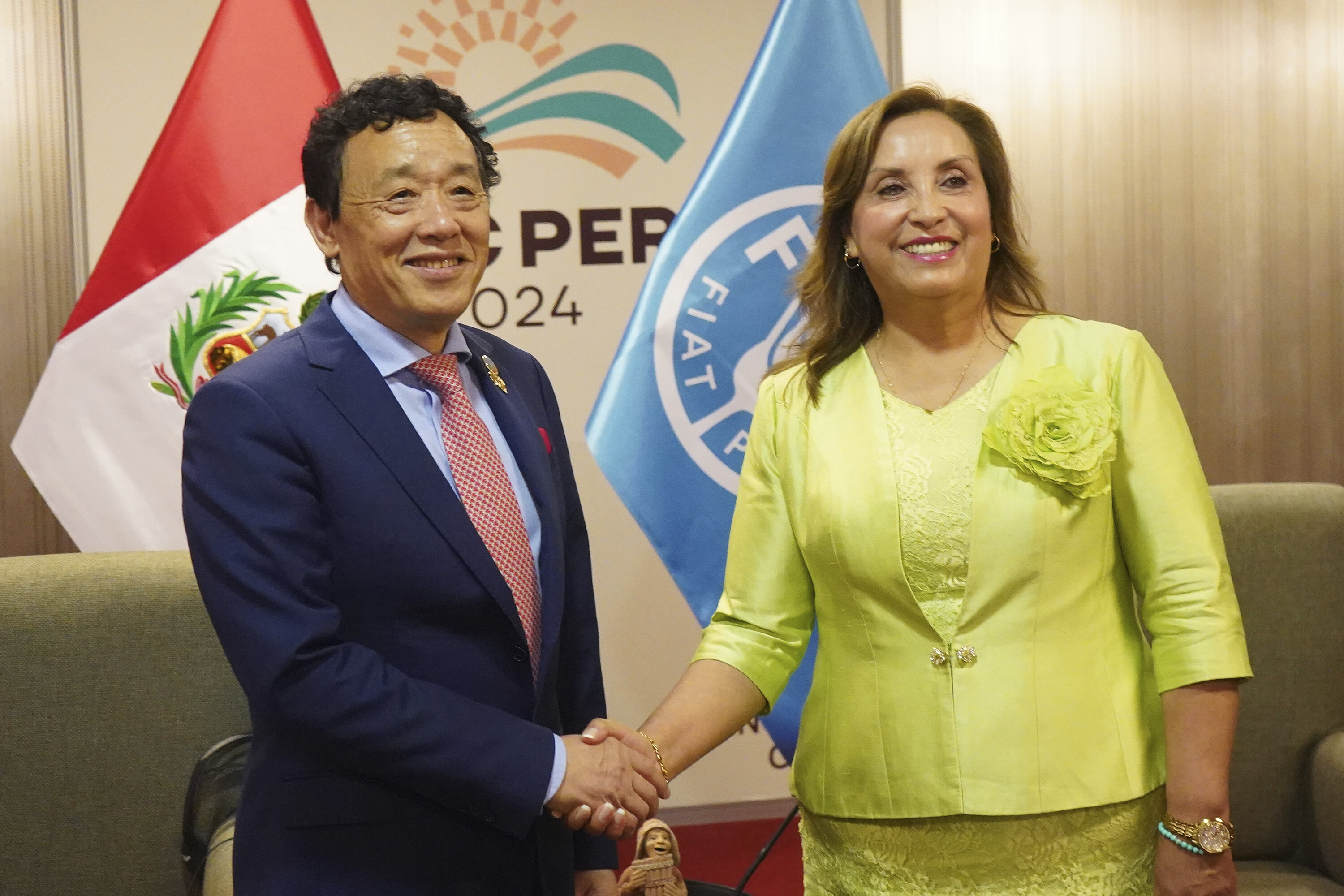 Bilateral meeting with H.E. Dina Ercilia Boluarte Zegarra, President of the Republic of Peru