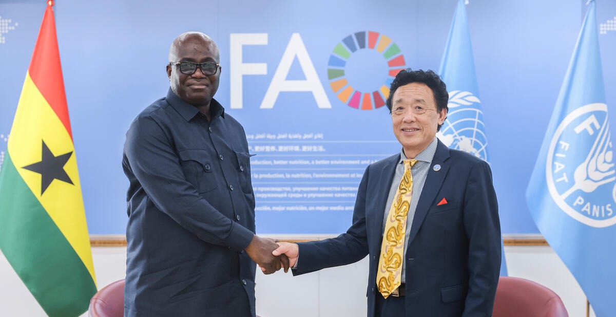 Réunion bilatérale avec M. Eric Opoku, Ministre de l’alimentation et de l’agriculture de la République du Ghana