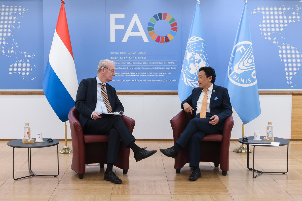 Bilateral meeting with H.E. Jean Rummenie, Minister for Fishery, Food Security, Horticulture and Nature Conservation of the Kingdom of the Netherlands