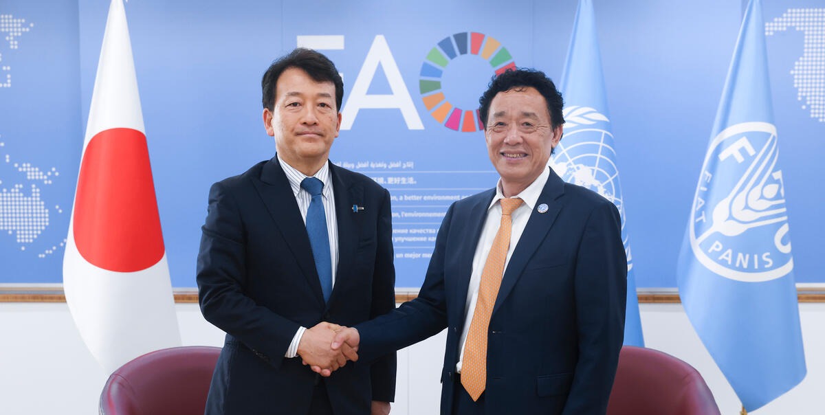 Bilateral meeting with H.E. Hiroyoshi Sasagawa, State Minister for Agriculture, Forestry and Fisheries of Japan