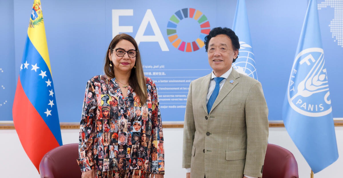 Bilateral meeting with H.E. Tibisay León, Vice-Minister for Productive Agriculture at the Ministry of People’s Power for Agricultural Production and Land of the Bolivarian Republic of Venezuela