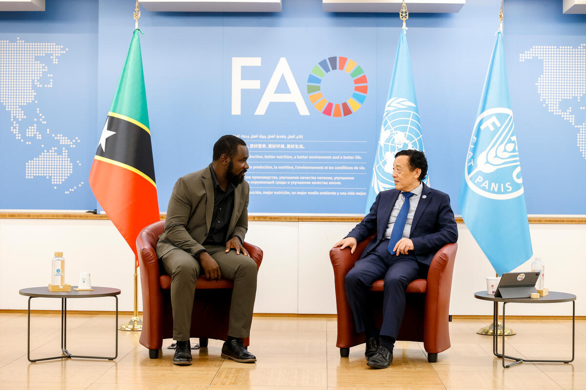 Bilateral meeting with H.E. Miguel Flemming, Permanent Secretary in the Ministry of Agriculture, Fisheries and Marine Resources of Saint Kitts and Nevis