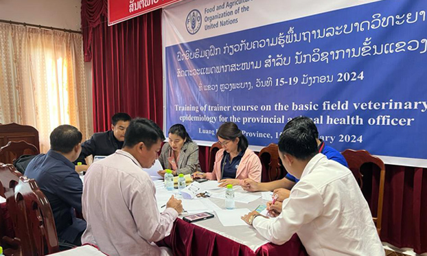 Strengthening provincial animal health officers' capacity on basic field veterinary epidemiology