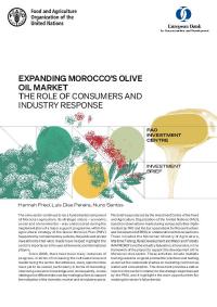 Expanding Morocco's olive oil market Expanding Morocco's olive oil market