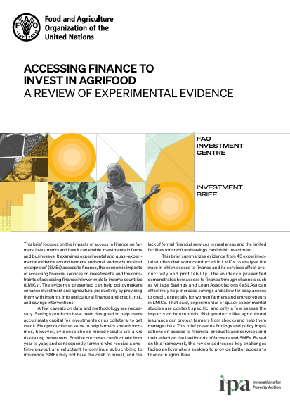Accessing finance