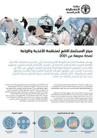 مركز الاستثمار التابع لمنظمة الأغذية والزراعة 2021 لمحة سريعة عن مركز الاستثمار التابع لمنظمة الأغذية والزراعة 2021 لمحة سريعة عن