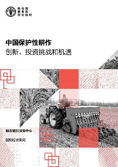 中国保护性耕作: 创新、投资挑战和机遇 中国保护性耕作: 创新、投资挑战和机遇