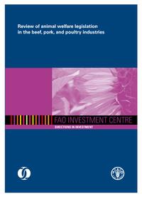 Review of animal welfare legislation in the beef, pork, and poultry industries