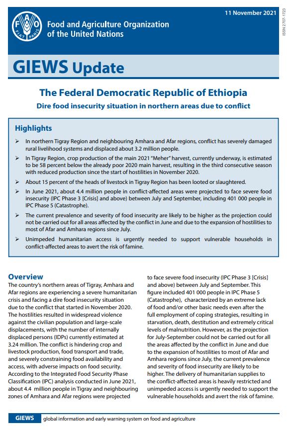 Ethiopia Nov 2021