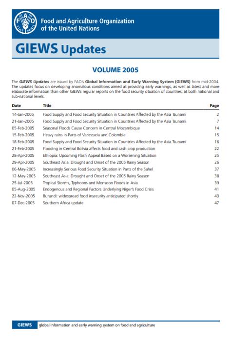 Volume 2005