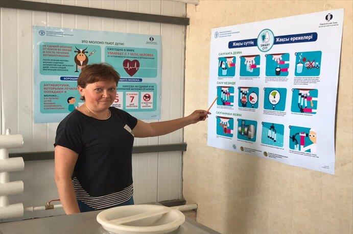 Apps and animations improve traditional dairy production in Kazakhstan