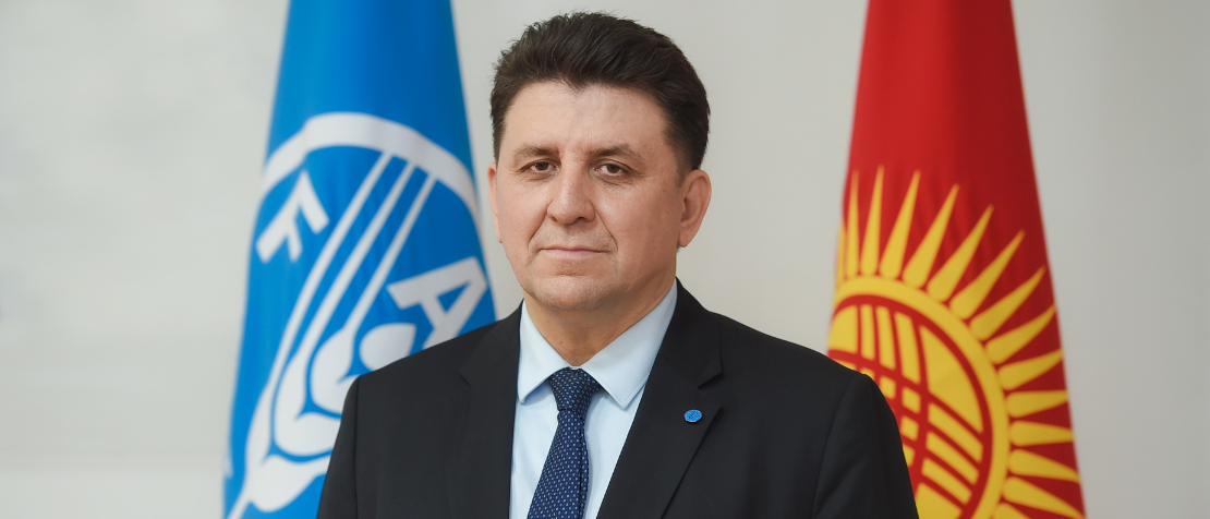 Назначен новый Представитель ФАО в Кыргызской Республике