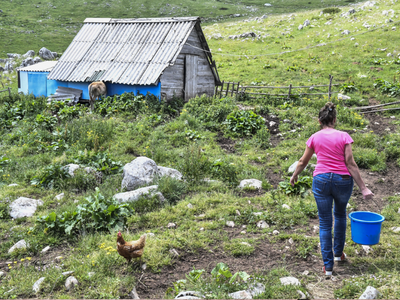 woman farmer Montenegro