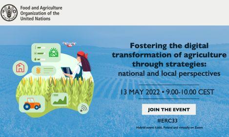 Fostering the digital transformation of agriculture through strategies: national and local perspectives