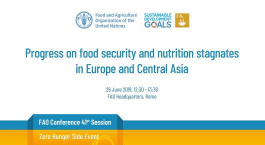 Zero Hunger side event: Food security and nutrition in Europe and Central Asia