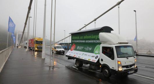 Jubilee World Food Day convoy carries 90 tonnes of donated food