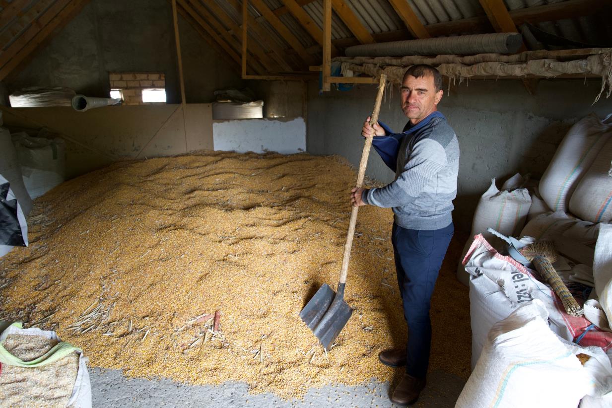 Seeds and fertilizer bring relief to Moldovan farmers