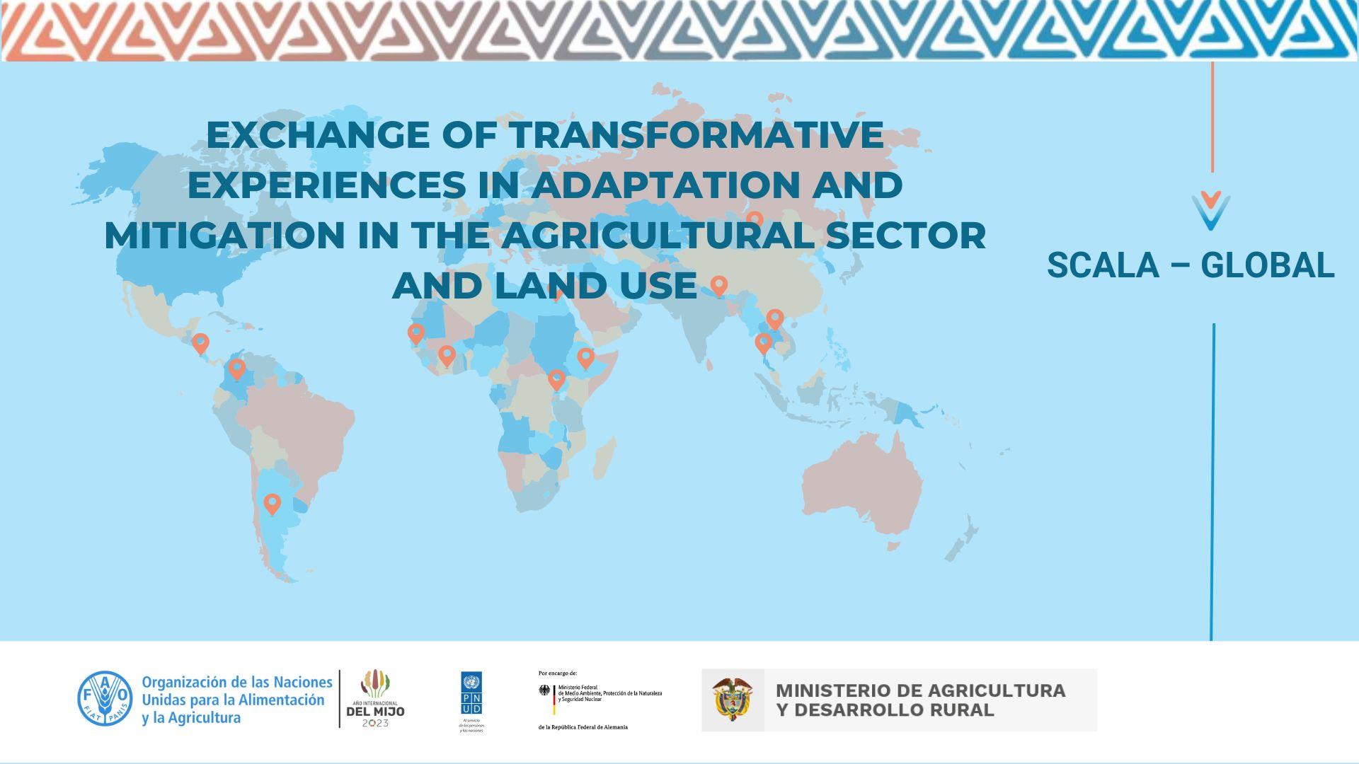 Échange d'expériences transformatrices en matière d'adaptation et d'atténuation dans le secteur agricole et l'utilisation des terres.