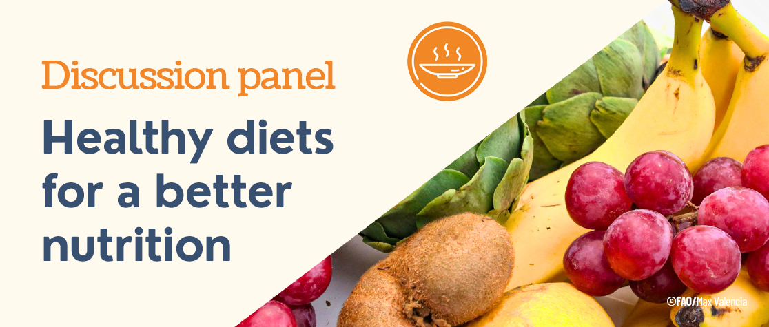 Discussion panel: Healthy diets for better nutrition
