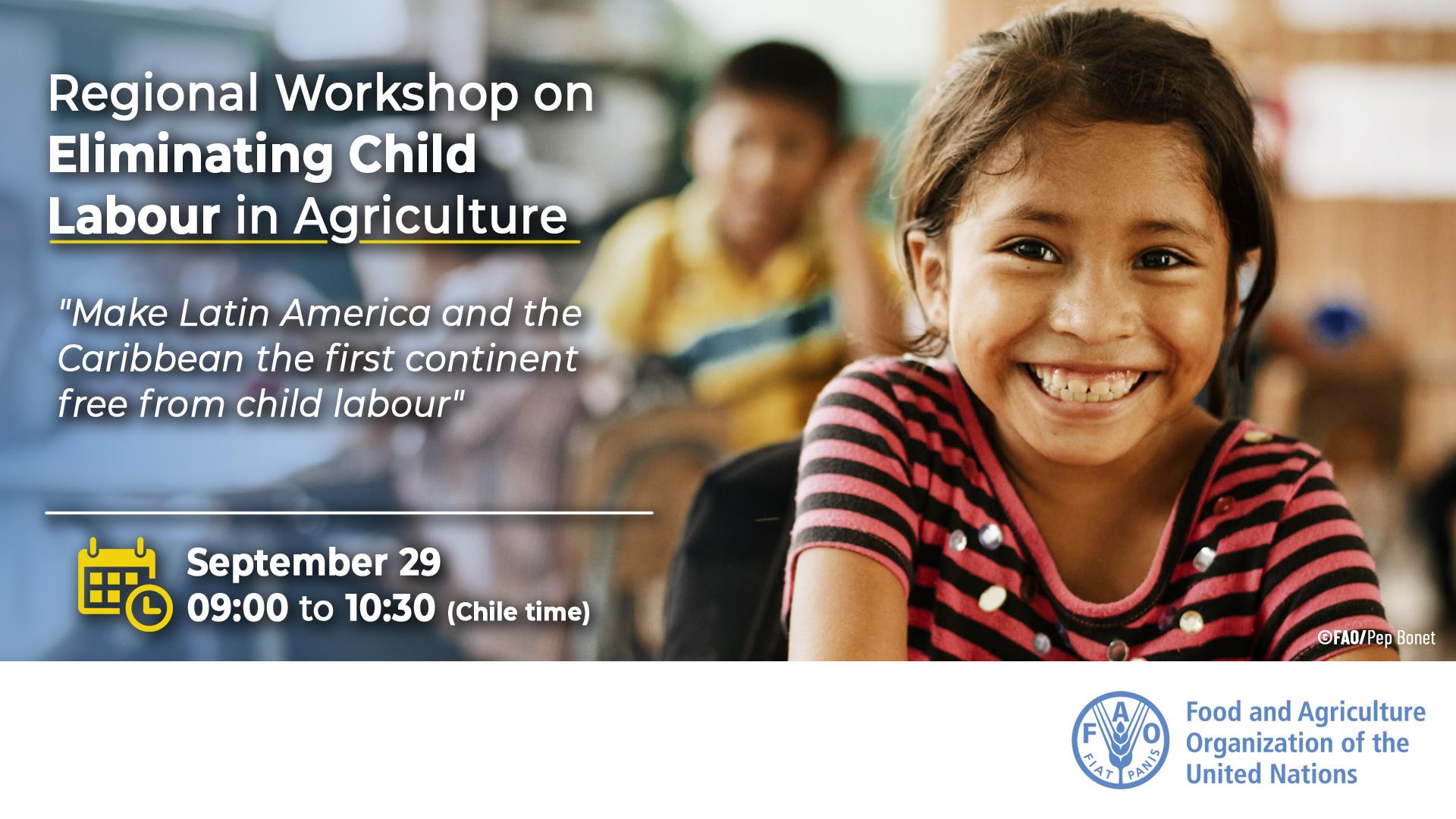 Regional Workshop on the Elimination of Child Labour in Agriculture: "Making Latin America and the Caribbean the first continent free of child labour"