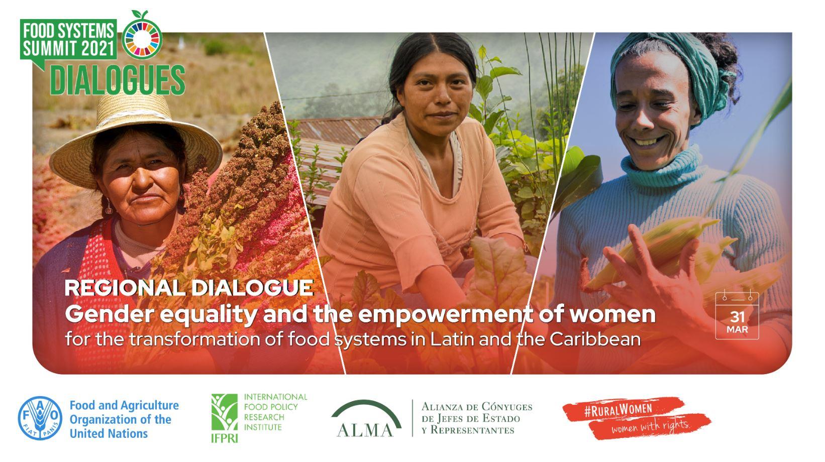 Regional Dialogue on Gender Equality and the Empowerment of Women for the Transformation of Food Systems in Latin America and the Caribbean