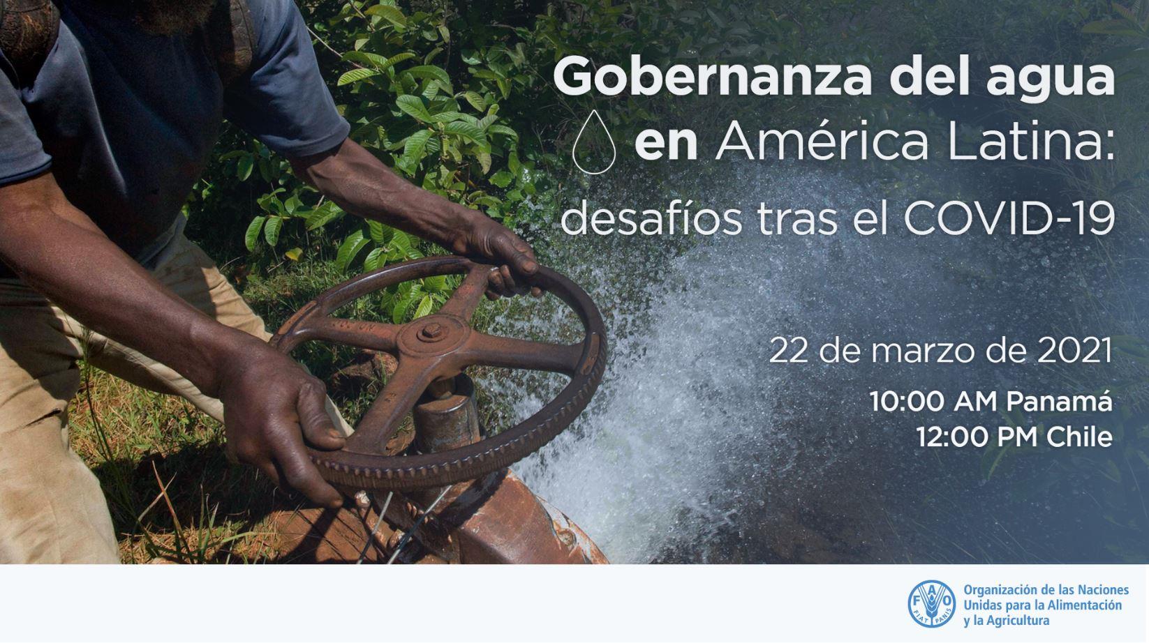 Gobernanza del agua en América Latina, desafíos tras el COVID-19