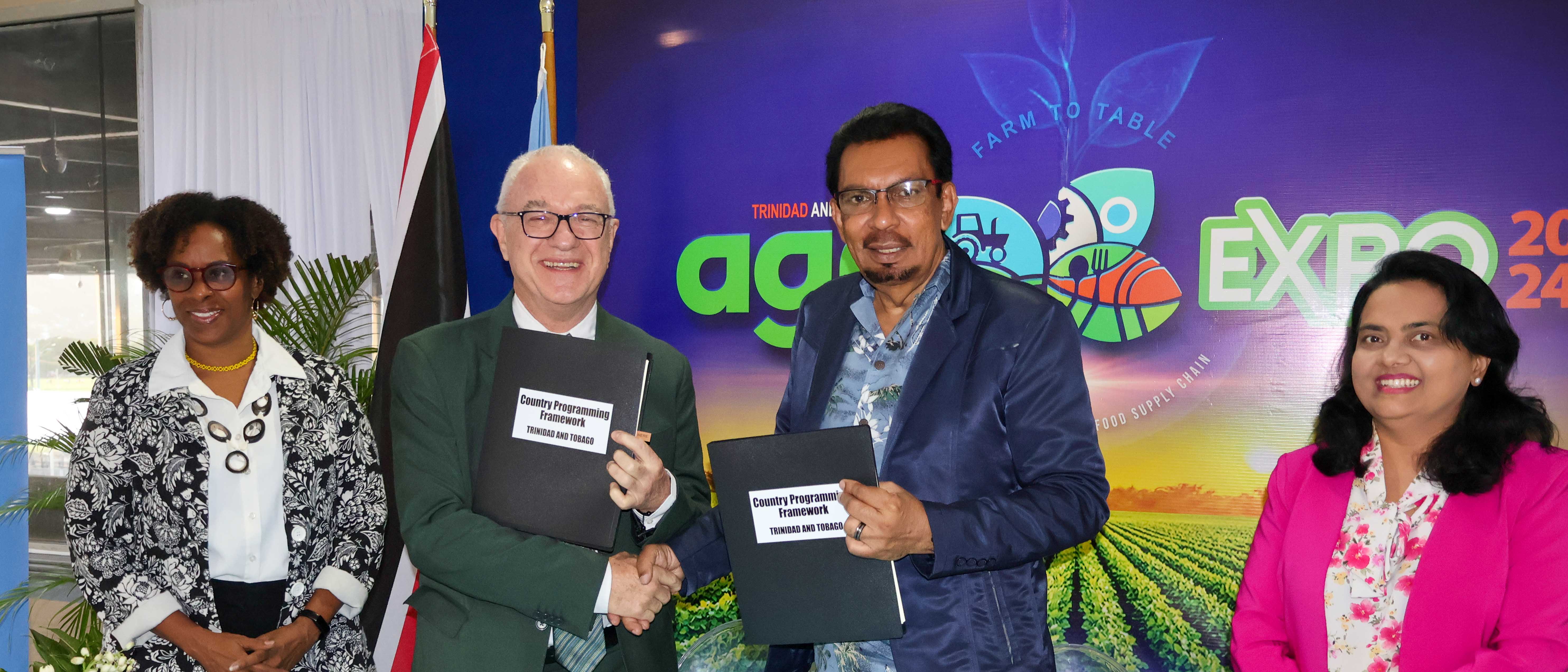 FAO and Trinidad and Tobago strengthen collaboration ties with new Country Programming Framework for 2023-2026